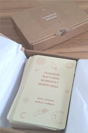 Карти с положителни афирмации за майки 
