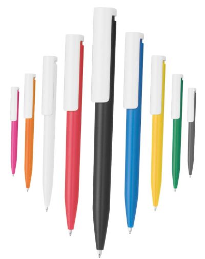 Пластмасова химикалка 2246-BK - Розово-Черно